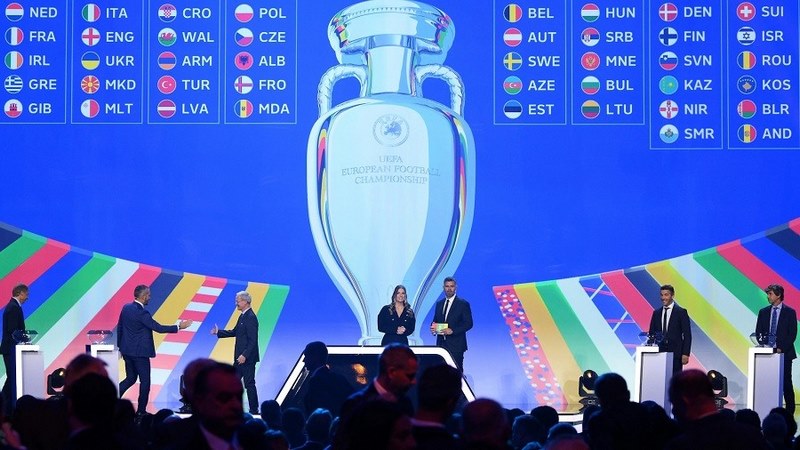 Kết quả chia bảng của vòng loại Euro 2024 đã được xác định và công bố